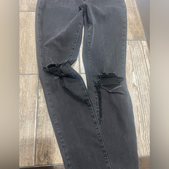 PACSUN High Rise Distressed Jeggings Women’s Size 30L - Picture 6 of 10